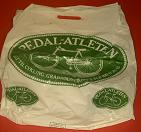 Everything Bicycles - : Plastic Bag from Pedal-Atleten: Bags with Bike Designs or Industry Names (paper, plastic, fabric, etc.)