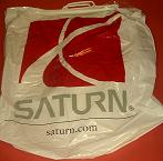 Everything Bicycles - : Plastic Bag from Saturn when they sponsored a cycling team: Bags with Bike Designs or Industry Names (paper, plastic, fabric, etc.)