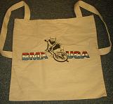 Everything Bicycles - : Cloth Book Bag - BMX USA: Bags with Bike Designs or Industry Names (paper, plastic, fabric, etc.)