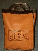 Everything Bicycles - : Naugahide Carry Bag from JEX and SunTour: Bags with Bike Designs or Industry Names (paper, plastic, fabric, etc.)