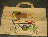 Everything Bicycles - : Cloth Carry Bag - It's a Motorbike!: Bags with Bike Designs or Industry Names (paper, plastic, fabric, etc.)