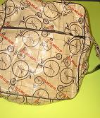 Everything Bicycles - : Vinyl Large Size Shoulder Bag: Bags with Bike Designs or Industry Names (paper, plastic, fabric, etc.)
