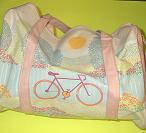 Everything Bicycles - : Cloth Overnight Bag: Bags with Bike Designs or Industry Names (paper, plastic, fabric, etc.)