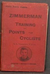 Everything Bicycles - : c.1893 `Training with Points for Cyclists` by A.A.Zimmerman (Original,not a reprint) : Books-Antique