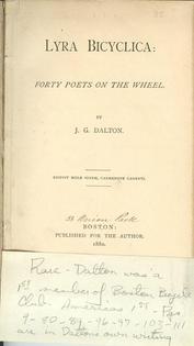 Everything Bicycles - : 1880 Very Rare and Important `Lyra Bicyclica` by J.G.Dalton (065): Books-Antique