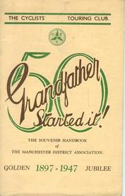Everything Bicycles - : 1947 The Souvenir Handbook of the Manchester Distric Association, 50-Year Golden Jubilee (067): Books-Antique