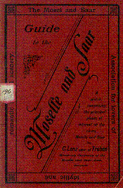 Everything Bicycles - : 1896 GUIDE TO THE MOSELLE AND SARR by C. Lenz senr. of Traben: Books-Antique
