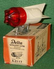 Everything Bicycles - : Delta #A2117 Red Lens Utility Lite: Bike Parts & Sundries-Vintage & Classic (Various items)