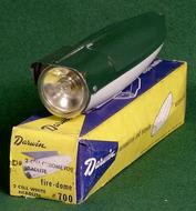 Everything Bicycles - : Darwin #700 Fire Dome Torpedo Type 2-Cell Headlite-CHROME TOP: Bike Parts & Sundries-Vintage & Classic (Various items)