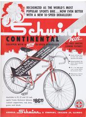 Everything Bicycles - : 1961 SCHWINN CONTINENTAL ADVERTISEMENT IN A MAGAZINE: Photo Gallery-Index of bikes & stuff for Your Research