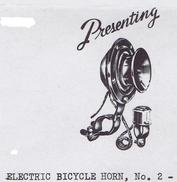 Everything Bicycles - : D.P. Harris Electric Horn #2 in 1935: Bike Parts & Sundries-Vintage & Classic (Various items)