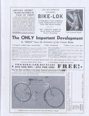 Everything Bicycles - : 1935 BIKE-LOC, a built-in Lock for the Head Tube of a Bike: Bike Parts & Sundries-Vintage & Classic (Various items)