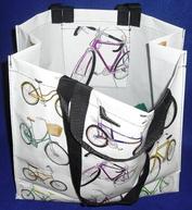 Everything Bicycles - : Shopping Bag with Bicycle Design: Bags with Bike Designs or Industry Names (paper, plastic, fabric, etc.)